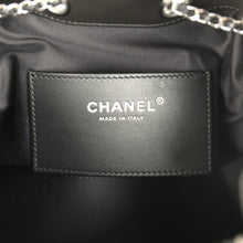 Load image into Gallery viewer, Chanel Small 25 Hobo Bag Black Shiny Aged Crumpled Calfskin Silver Hardware