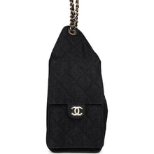 Load image into Gallery viewer, Chanel Small 25 Hobo Bag Dark Blue Denim Light Gold Hardware