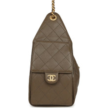 Load image into Gallery viewer, Chanel Small 25 Hobo Bag Dark Khaki Caviar Antique Gold Hardware