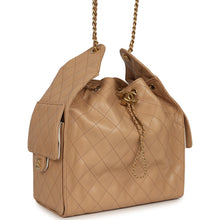 Load image into Gallery viewer, Chanel Medium 25 Hobo Bag Beige Caviar Antique Gold Hardware