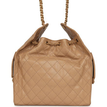 Load image into Gallery viewer, Chanel Medium 25 Hobo Bag Beige Caviar Antique Gold Hardware