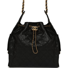 Load image into Gallery viewer, Chanel Medium 25 Hobo Bag Black Caviar Antique Gold Hardware