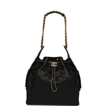 Load image into Gallery viewer, Chanel Medium 25 Hobo Bag Black Caviar Antique Gold Hardware