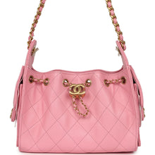 Load image into Gallery viewer, Chanel Mini 25 Hobo Bag Pink Caviar Antique Gold Hardware