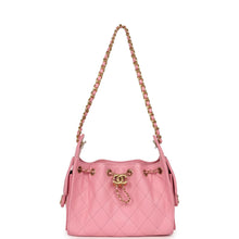 Load image into Gallery viewer, Chanel Mini 25 Hobo Bag Pink Caviar Antique Gold Hardware