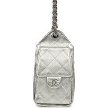 Load image into Gallery viewer, Chanel Mini 25 Hobo Bag Metallic Silver Caviar Silver Hardware