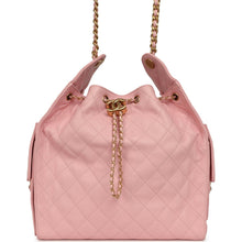 Load image into Gallery viewer, Chanel Medium 25 Hobo Bag Light Pink Caviar Antique Gold Hardware