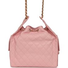 Load image into Gallery viewer, Chanel Medium 25 Hobo Bag Light Pink Caviar Antique Gold Hardware