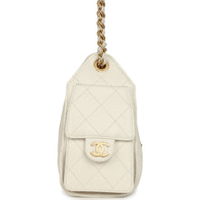 Load image into Gallery viewer, Chanel Mini 25 Hobo Bag White Caviar Antique Gold Hardware