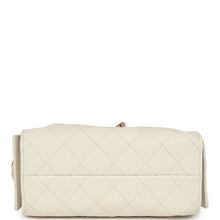 Load image into Gallery viewer, Chanel Mini 25 Hobo Bag White Caviar Antique Gold Hardware