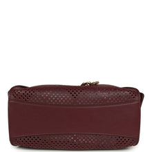 Load image into Gallery viewer, Chanel Mini 25 Hobo Bag Dark Burgundy Perforated Calfskin Antique Gold Hardware