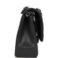 Load image into Gallery viewer, Chanel Jumbo Classic Double Flap Bag Dark Grey Caviar Silver Hardware