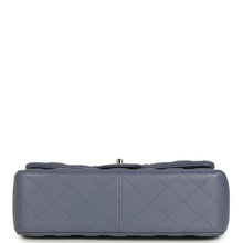 Load image into Gallery viewer, Chanel Jumbo Classic Double Flap Bag Purple Lambskin Silver Hardware