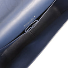 Load image into Gallery viewer, Chanel Maxi Classic Chevron Double Flap Bag Dark Blue Caviar Silver Hardware