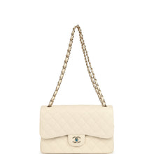 Load image into Gallery viewer, Chanel Jumbo Classic Double Flap Bag Cream Caviar Gold Hardware