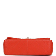 Load image into Gallery viewer, Pre-owned Chanel Jumbo Classic Double Flap Bag Dark Orange Shiny Caviar Light Gold Hardware