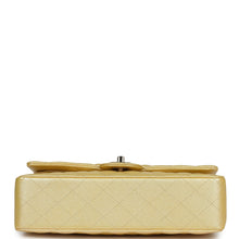 Load image into Gallery viewer, Chanel Medium Classic Double Flap Bag Yellow Iridescent Caviar Light Gold Hardware