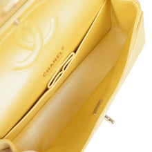 Load image into Gallery viewer, Chanel Medium Classic Double Flap Bag Yellow Iridescent Caviar Light Gold Hardware