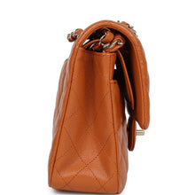 Load image into Gallery viewer, Chanel Medium Classic Double Flap Bag Caramel Shiny Caviar Light Gold Hardware