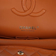 Load image into Gallery viewer, Chanel Medium Classic Double Flap Bag Caramel Shiny Caviar Light Gold Hardware