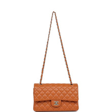 Load image into Gallery viewer, Chanel Medium Classic Double Flap Bag Caramel Shiny Caviar Light Gold Hardware