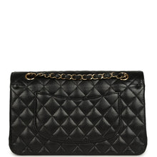 Load image into Gallery viewer, Pre-owned Chanel Medium Classic Double Flap Black Caviar Gold Hardware