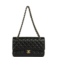 Load image into Gallery viewer, Pre-owned Chanel Medium Classic Double Flap Black Caviar Gold Hardware