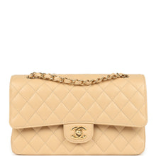 Load image into Gallery viewer, Chanel Medium Classic Double Flap Beige Clair Caviar Gold Hardware