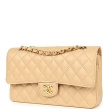 Load image into Gallery viewer, Chanel Medium Classic Double Flap Beige Clair Caviar Gold Hardware