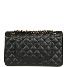 Load image into Gallery viewer, Pre-owned Chanel Medium Classic Double Flap Black Caviar Gold Hardware