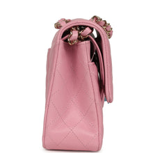 Load image into Gallery viewer, Chanel Medium Classic Double Flap Bag Pink Shiny Caviar Light Gold Hardware