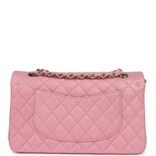 Load image into Gallery viewer, Chanel Medium Classic Double Flap Bag Pink Shiny Caviar Light Gold Hardware