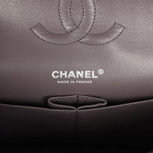 Load image into Gallery viewer, Pre-owned Chanel Medium Classic Double Flap Bag Iridescent Purple Goatskin Rainbow Hardware