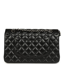 Load image into Gallery viewer, Pre-owned Chanel Medium Classic Double Flap Black Caviar Silver Hardware