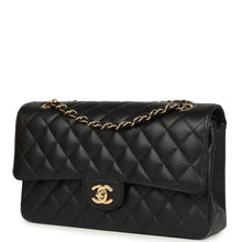 Load image into Gallery viewer, Chanel Medium Classic Double Flap Bag Black Caviar Gold Hardware