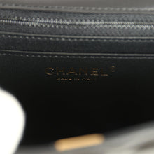 Load image into Gallery viewer, Chanel Mini Classic Square Flap Bag Black Lambskin Light Gold Hardware