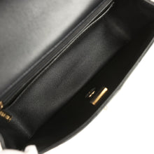 Load image into Gallery viewer, Chanel Mini Classic Rectangular Flap Bag Black Lambskin Light Gold Hardware