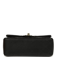 Load image into Gallery viewer, Chanel Mini Classic Rectangular Flap Bag Black Lambskin Light Gold Hardware