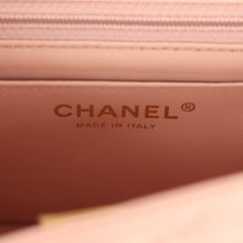 Load image into Gallery viewer, Chanel Mini Classic Square Flap Bag Pink Lambskin Light Gold Hardware
