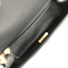 Load image into Gallery viewer, Chanel Mini Classic Square Flap Bag Black Lambskin Light Gold Hardware