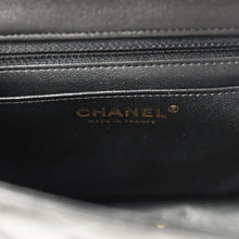 Load image into Gallery viewer, Chanel Mini Classic Square Flap Bag Black Lambskin Light Gold Hardware