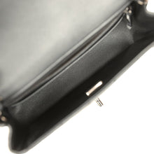 Load image into Gallery viewer, Chanel Mini Classic Rectangular Flap Bag So Black Iridescent Lambskin Black Hardware