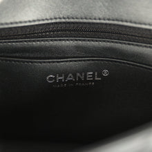 Load image into Gallery viewer, Chanel Mini Classic Rectangular Flap Bag So Black Iridescent Lambskin Black Hardware