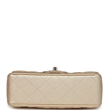 Load image into Gallery viewer, Chanel Mini Classic Rectangular Flap Bag Gold Grained Lambskin Caviar Light Gold Hardware