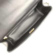 Load image into Gallery viewer, Chanel Mini Classic Rectangular Top Handle Flap Bag Black Lambskin Light Gold Hardware