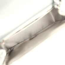 Load image into Gallery viewer, Chanel Mini Classic Square Flap Bag Metallic Silver Sequins Ruthenium Hardware