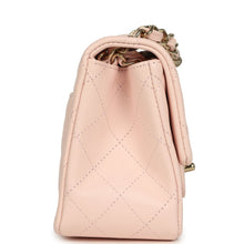 Load image into Gallery viewer, Chanel Mini Classic Square Flap Bag Pink Lambskin Gold Hardware
