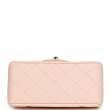 Load image into Gallery viewer, Chanel Mini Classic Square Flap Bag Pink Lambskin Gold Hardware