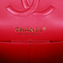 Load image into Gallery viewer, Chanel Small Classic Double Flap Fuchsia Caviar Light Gold Hardware