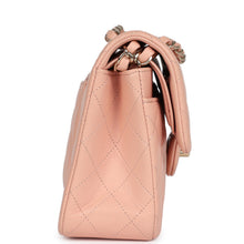 Load image into Gallery viewer, Pre-owned Chanel Small Classic Double Flap Light Pink Lambskin Gold Hardware